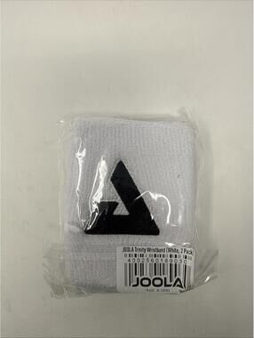 Joola Wristbands Pickleball Sweat adsorption White Set of 2